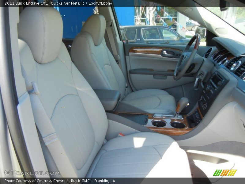 Quicksilver Metallic / Ebony/Ebony 2011 Buick Enclave CXL