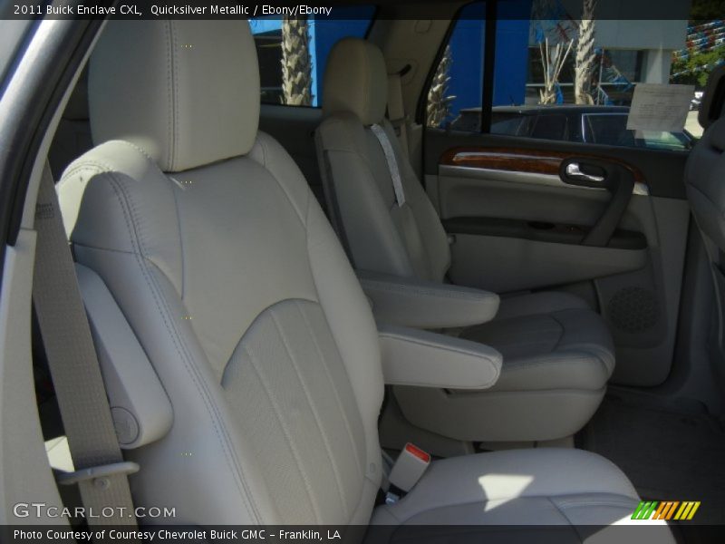Quicksilver Metallic / Ebony/Ebony 2011 Buick Enclave CXL