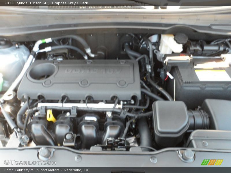  2012 Tucson GLS Engine - 2.4 Liter DOHC 16-Valve CVVT 4 Cylinder