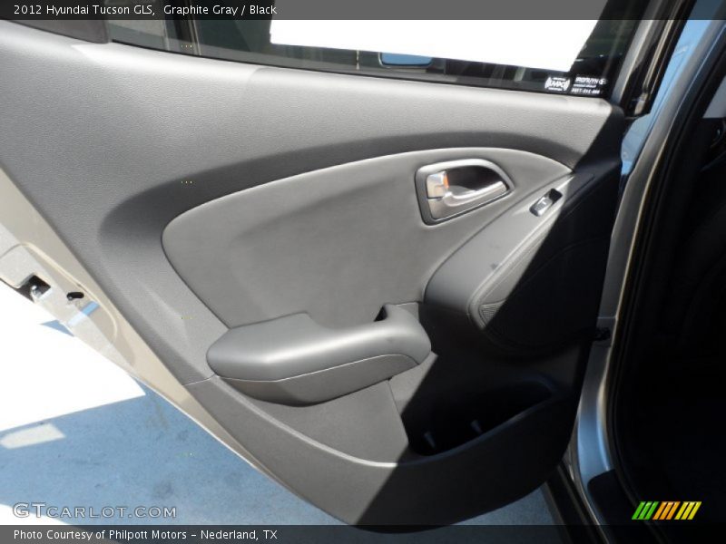 Graphite Gray / Black 2012 Hyundai Tucson GLS