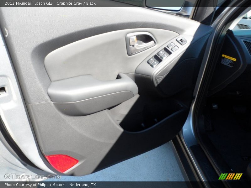 Graphite Gray / Black 2012 Hyundai Tucson GLS