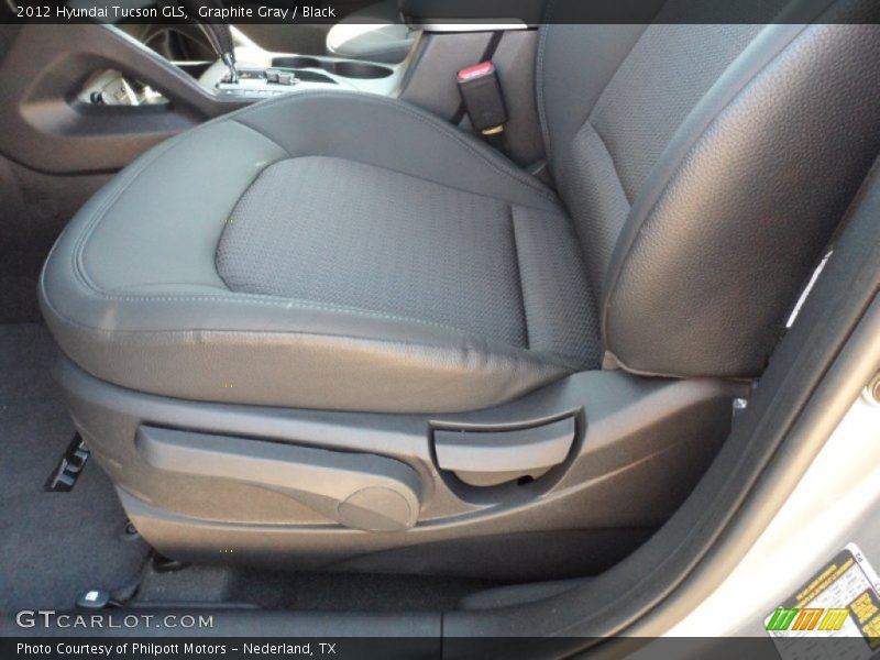 Graphite Gray / Black 2012 Hyundai Tucson GLS