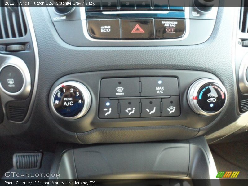 Graphite Gray / Black 2012 Hyundai Tucson GLS