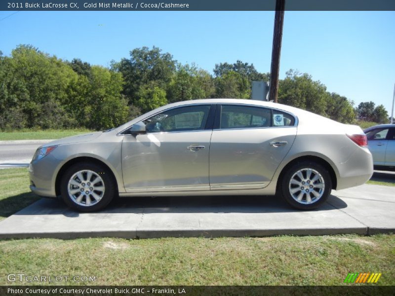  2011 LaCrosse CX Gold Mist Metallic
