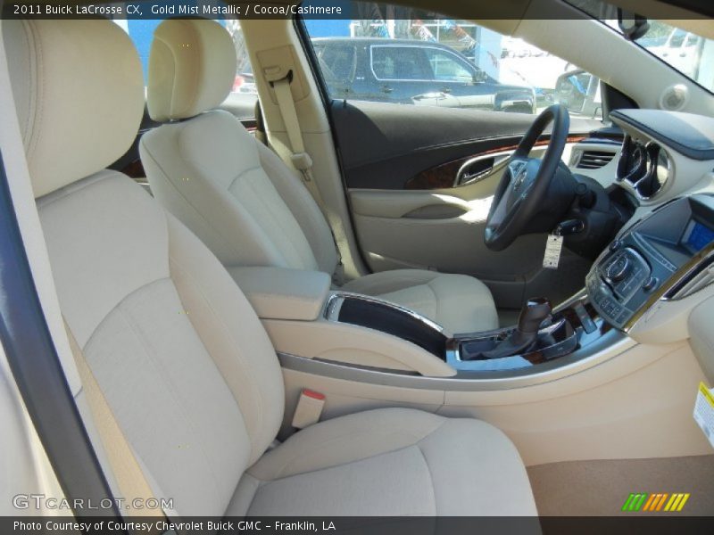  2011 LaCrosse CX Cocoa/Cashmere Interior