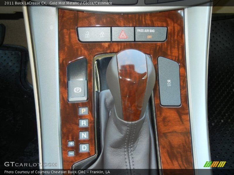  2011 LaCrosse CX 6 Speed DSC Automatic Shifter