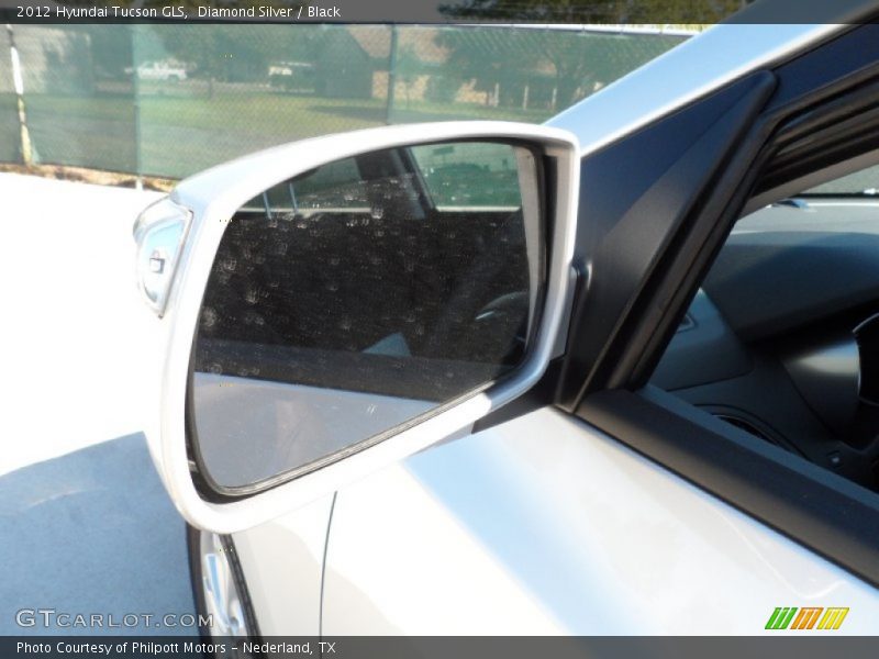 Diamond Silver / Black 2012 Hyundai Tucson GLS