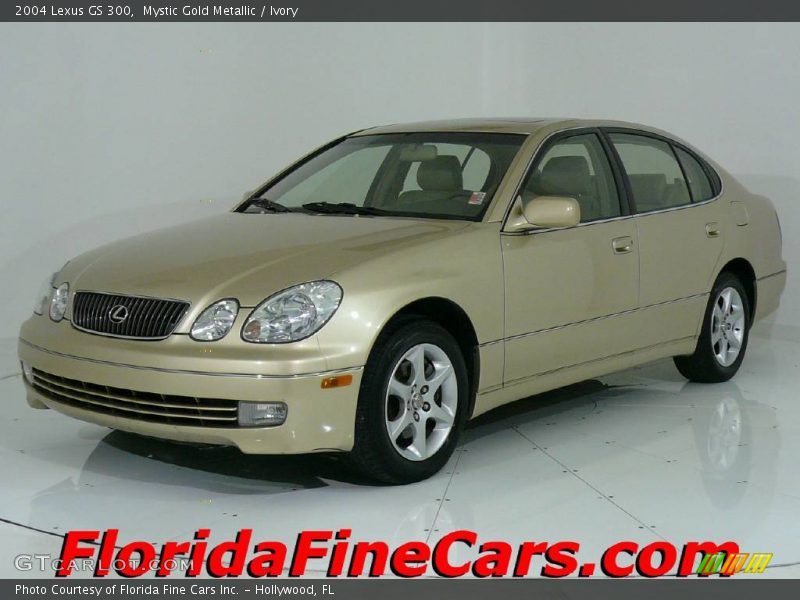 Mystic Gold Metallic / Ivory 2004 Lexus GS 300