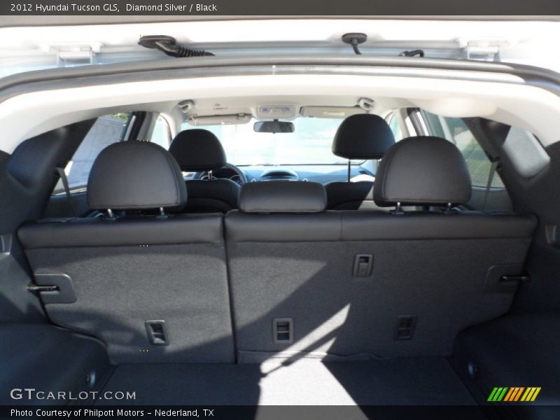 Diamond Silver / Black 2012 Hyundai Tucson GLS