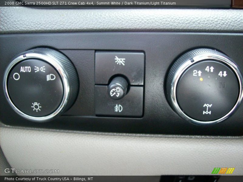 Summit White / Dark Titanium/Light Titanium 2008 GMC Sierra 2500HD SLT Z71 Crew Cab 4x4