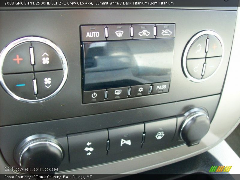 Summit White / Dark Titanium/Light Titanium 2008 GMC Sierra 2500HD SLT Z71 Crew Cab 4x4