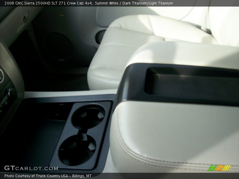 Summit White / Dark Titanium/Light Titanium 2008 GMC Sierra 2500HD SLT Z71 Crew Cab 4x4