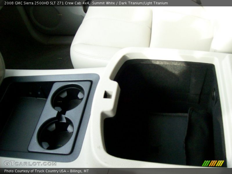 Summit White / Dark Titanium/Light Titanium 2008 GMC Sierra 2500HD SLT Z71 Crew Cab 4x4