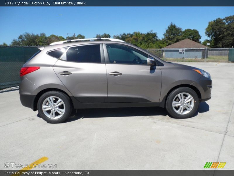 Chai Bronze / Black 2012 Hyundai Tucson GLS