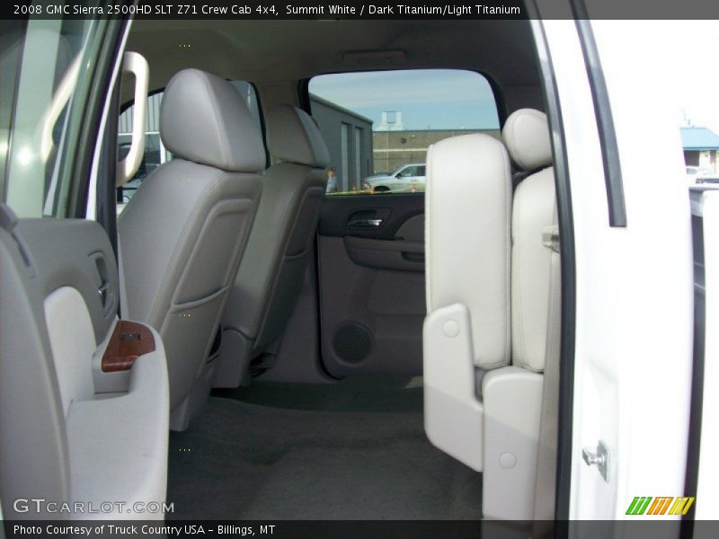 Summit White / Dark Titanium/Light Titanium 2008 GMC Sierra 2500HD SLT Z71 Crew Cab 4x4