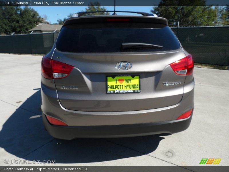 Chai Bronze / Black 2012 Hyundai Tucson GLS