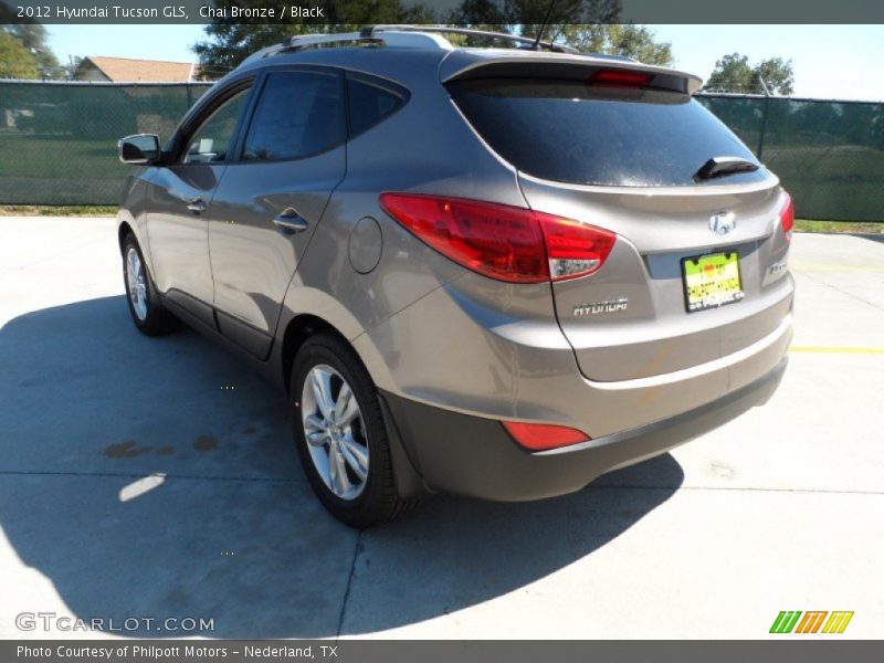 Chai Bronze / Black 2012 Hyundai Tucson GLS