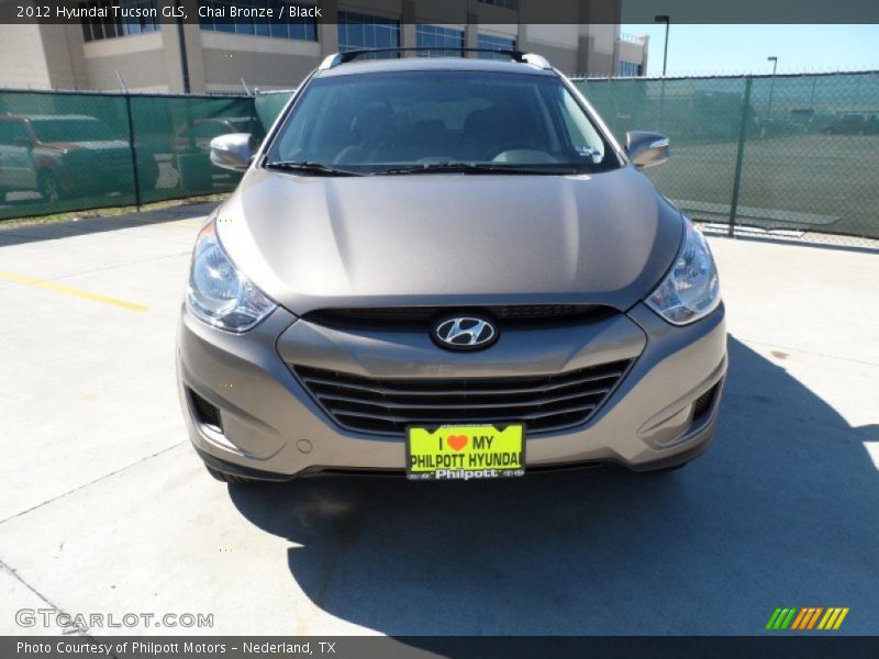 Chai Bronze / Black 2012 Hyundai Tucson GLS