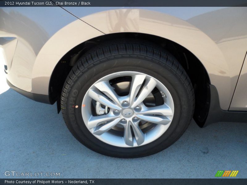 Chai Bronze / Black 2012 Hyundai Tucson GLS