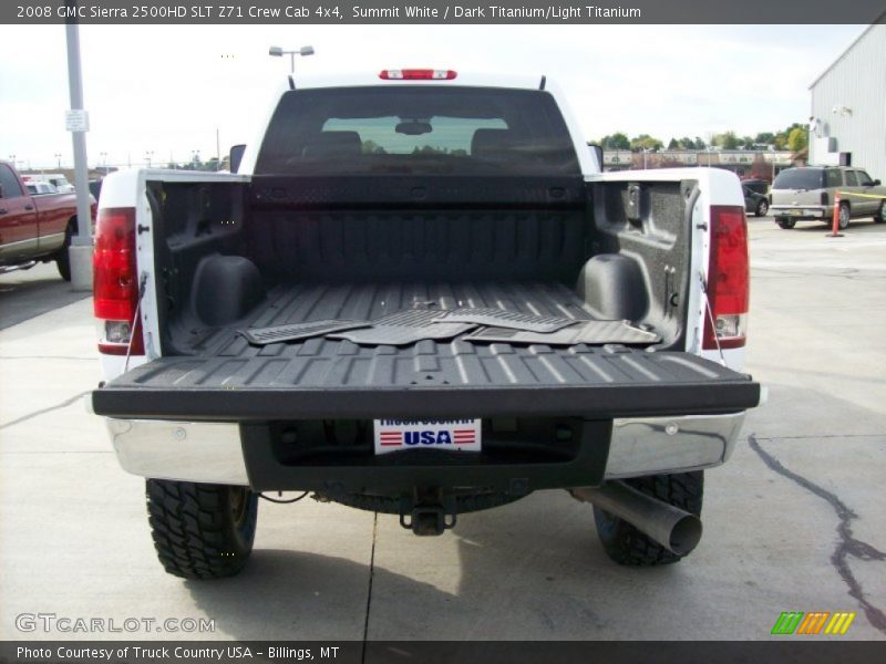 Summit White / Dark Titanium/Light Titanium 2008 GMC Sierra 2500HD SLT Z71 Crew Cab 4x4