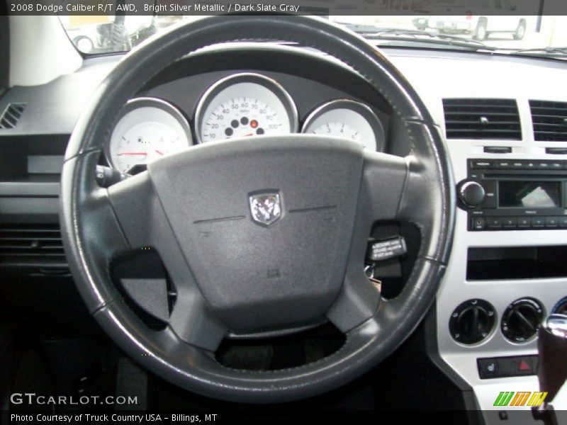 Bright Silver Metallic / Dark Slate Gray 2008 Dodge Caliber R/T AWD