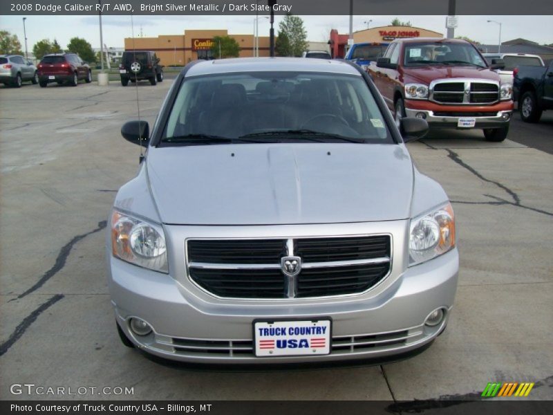 Bright Silver Metallic / Dark Slate Gray 2008 Dodge Caliber R/T AWD