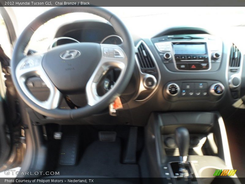 Chai Bronze / Black 2012 Hyundai Tucson GLS