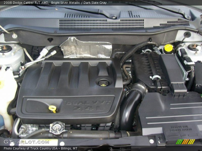 Bright Silver Metallic / Dark Slate Gray 2008 Dodge Caliber R/T AWD