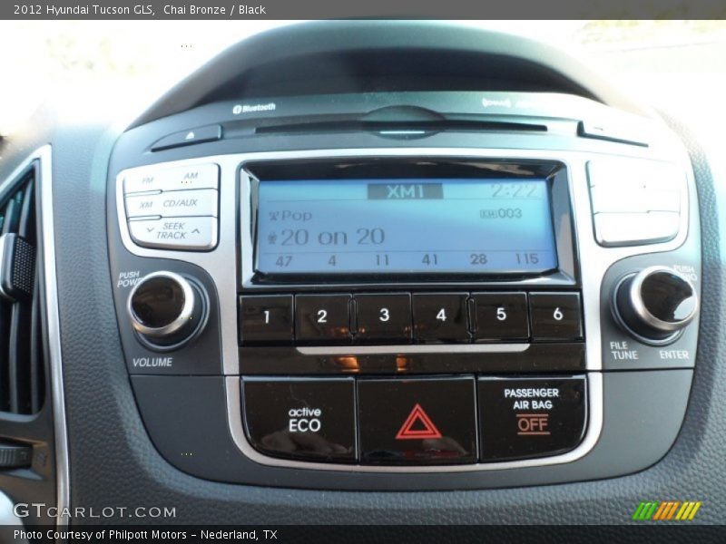 Chai Bronze / Black 2012 Hyundai Tucson GLS