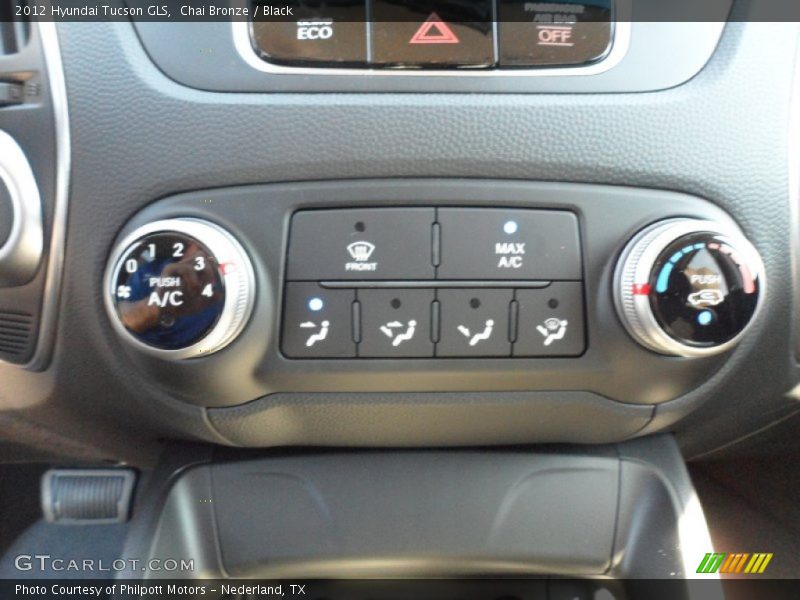 Chai Bronze / Black 2012 Hyundai Tucson GLS