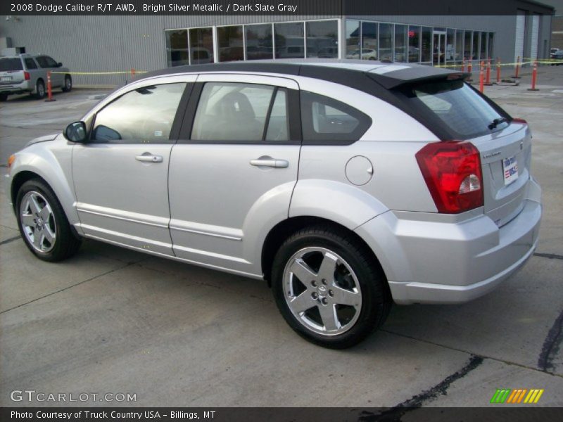 Bright Silver Metallic / Dark Slate Gray 2008 Dodge Caliber R/T AWD