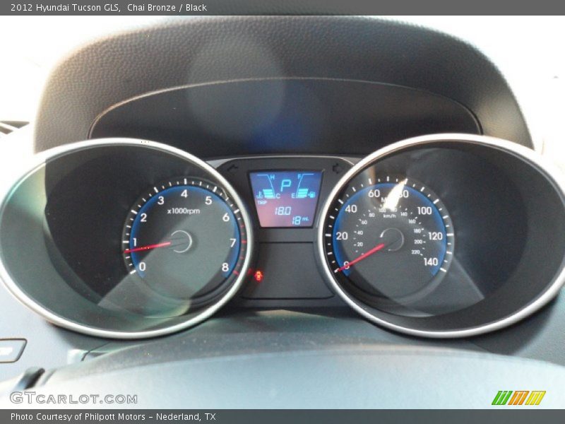 Chai Bronze / Black 2012 Hyundai Tucson GLS