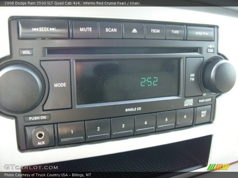 Audio System of 2008 Ram 3500 SLT Quad Cab 4x4