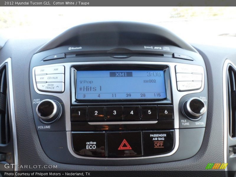 Cotton White / Taupe 2012 Hyundai Tucson GLS