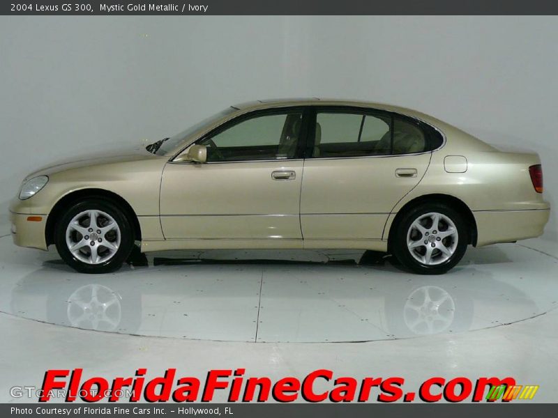 Mystic Gold Metallic / Ivory 2004 Lexus GS 300