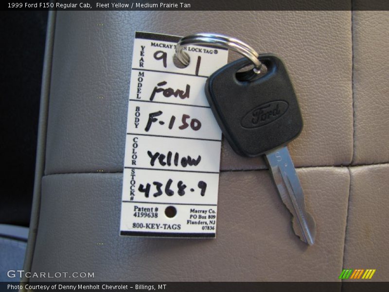 Keys of 1999 F150 Regular Cab