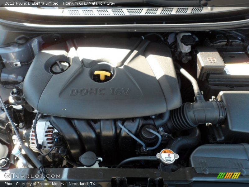  2012 Elantra Limited Engine - 1.8 Liter DOHC 16-Valve D-CVVT 4 Cylinder