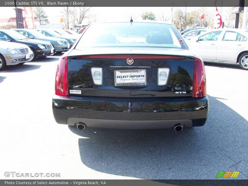 Black Raven / Ebony 2006 Cadillac STS V6