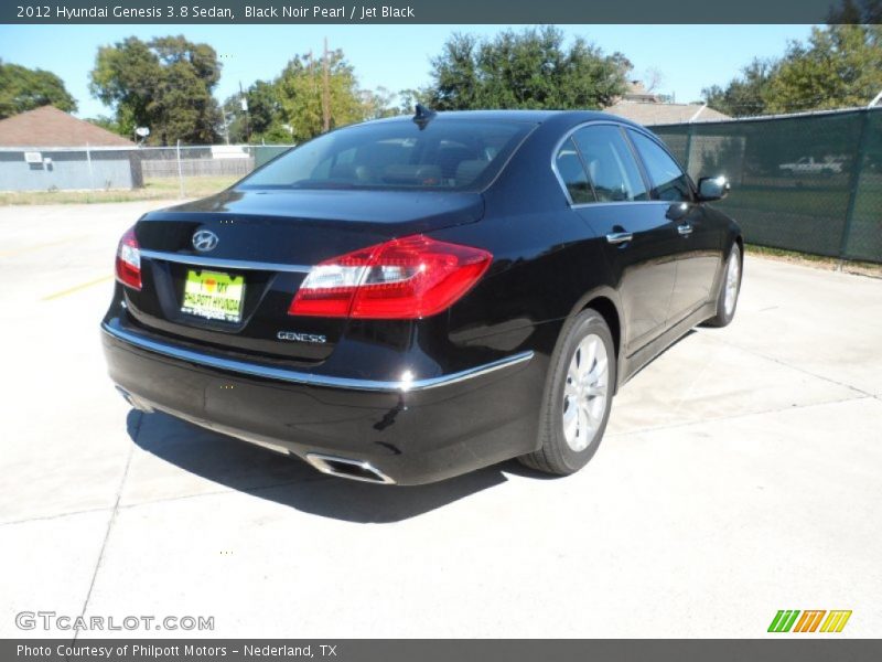 Black Noir Pearl / Jet Black 2012 Hyundai Genesis 3.8 Sedan