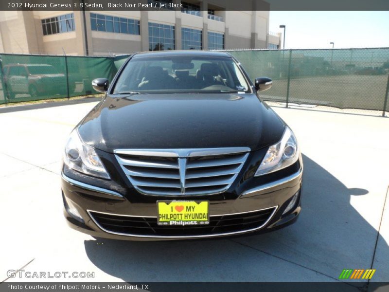 Black Noir Pearl / Jet Black 2012 Hyundai Genesis 3.8 Sedan