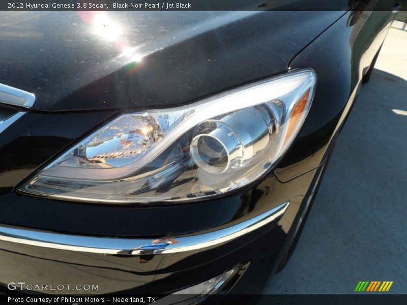 Black Noir Pearl / Jet Black 2012 Hyundai Genesis 3.8 Sedan