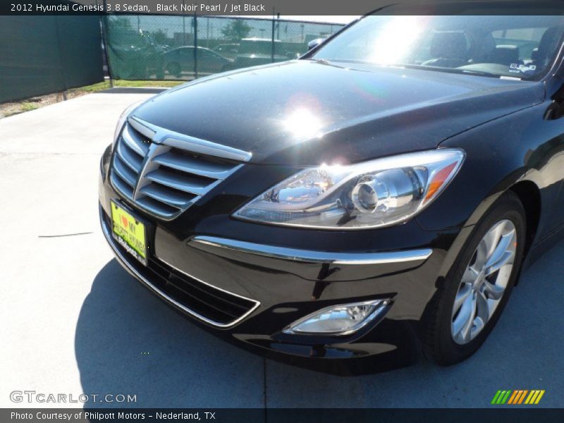 Black Noir Pearl / Jet Black 2012 Hyundai Genesis 3.8 Sedan