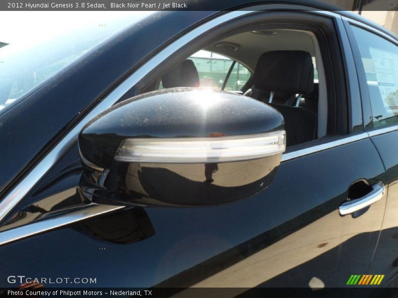 Black Noir Pearl / Jet Black 2012 Hyundai Genesis 3.8 Sedan