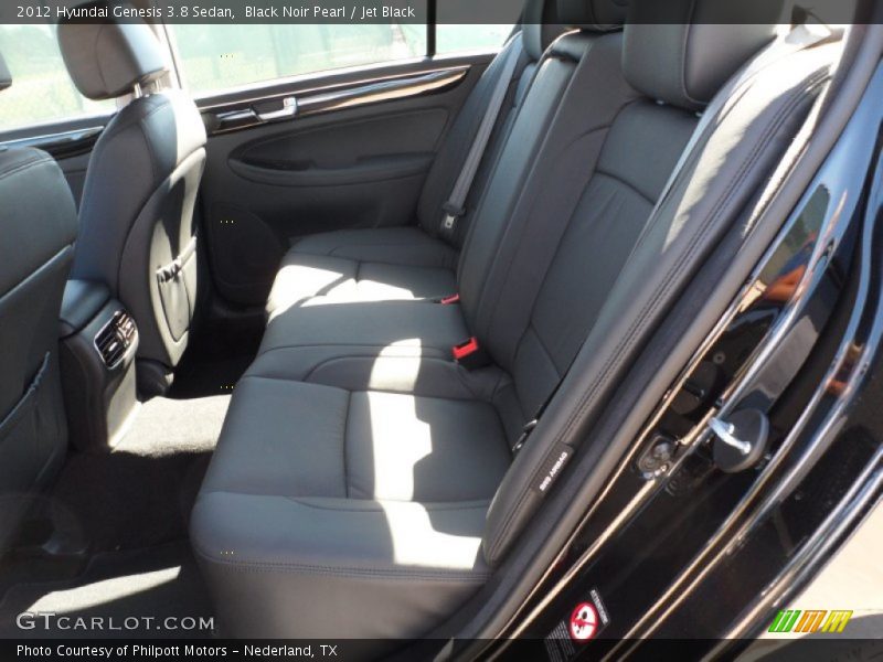 Black Noir Pearl / Jet Black 2012 Hyundai Genesis 3.8 Sedan