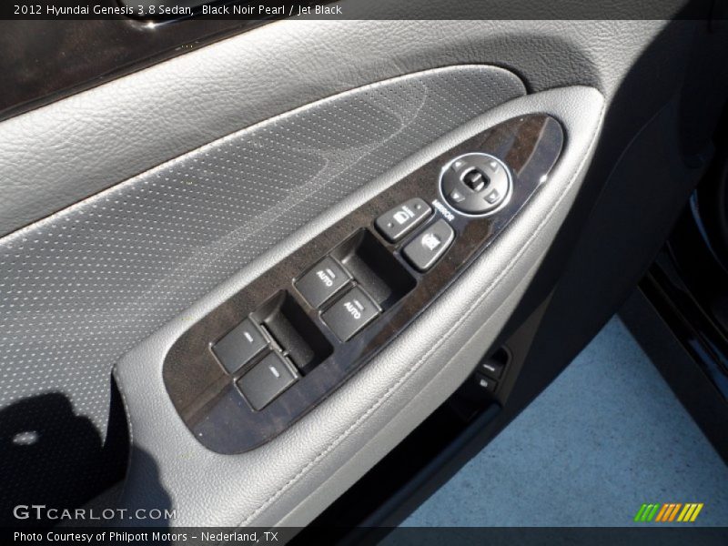 Black Noir Pearl / Jet Black 2012 Hyundai Genesis 3.8 Sedan