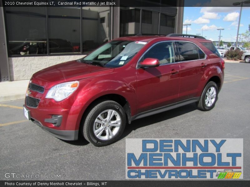 Cardinal Red Metallic / Jet Black 2010 Chevrolet Equinox LT