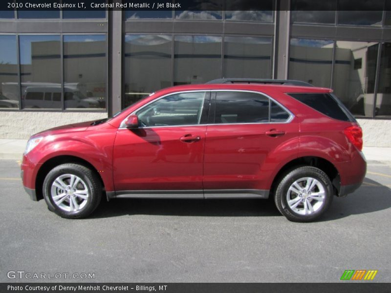 Cardinal Red Metallic / Jet Black 2010 Chevrolet Equinox LT