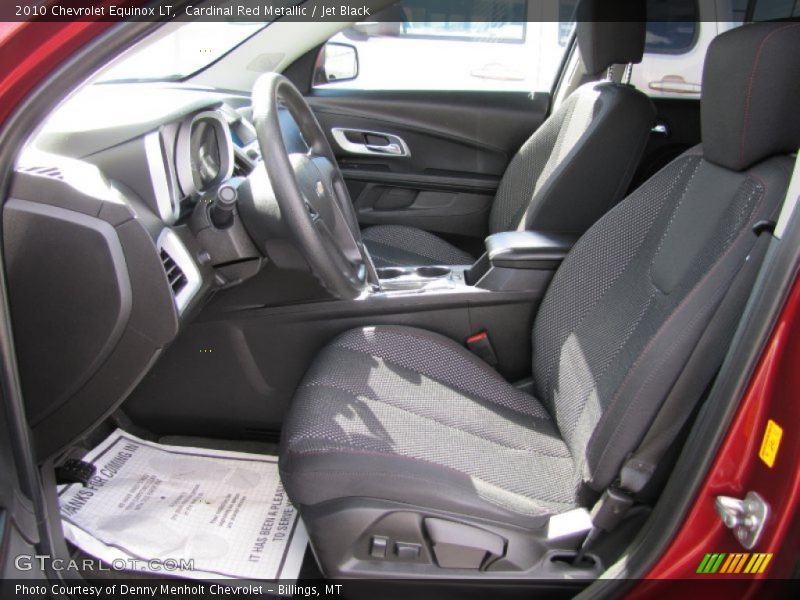 Cardinal Red Metallic / Jet Black 2010 Chevrolet Equinox LT
