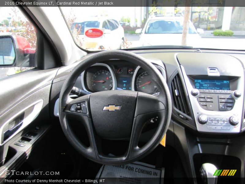 Cardinal Red Metallic / Jet Black 2010 Chevrolet Equinox LT
