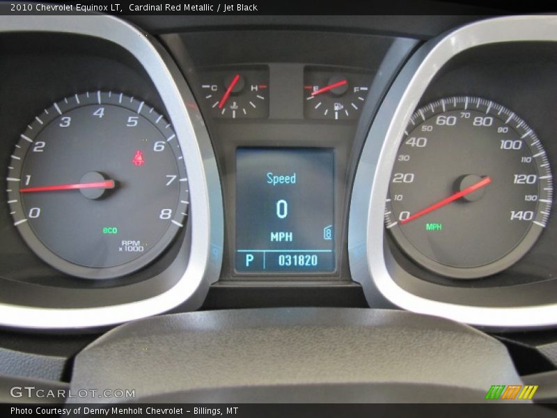Cardinal Red Metallic / Jet Black 2010 Chevrolet Equinox LT